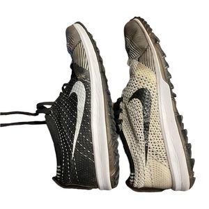 Size 13 Nike flyknit racer golf shoes.